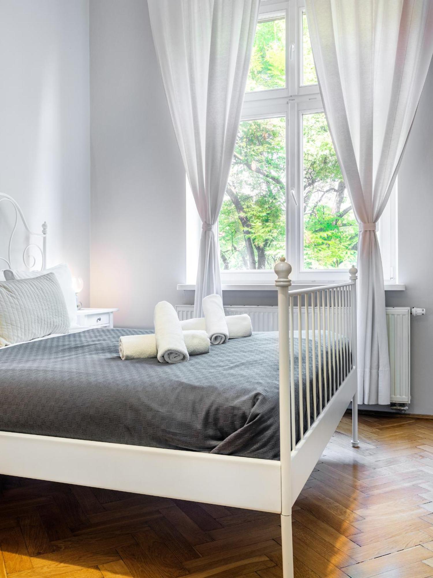 Two-bedrooms Apartment balcony 32 Marszalka Josefa Pilsudskiego Street